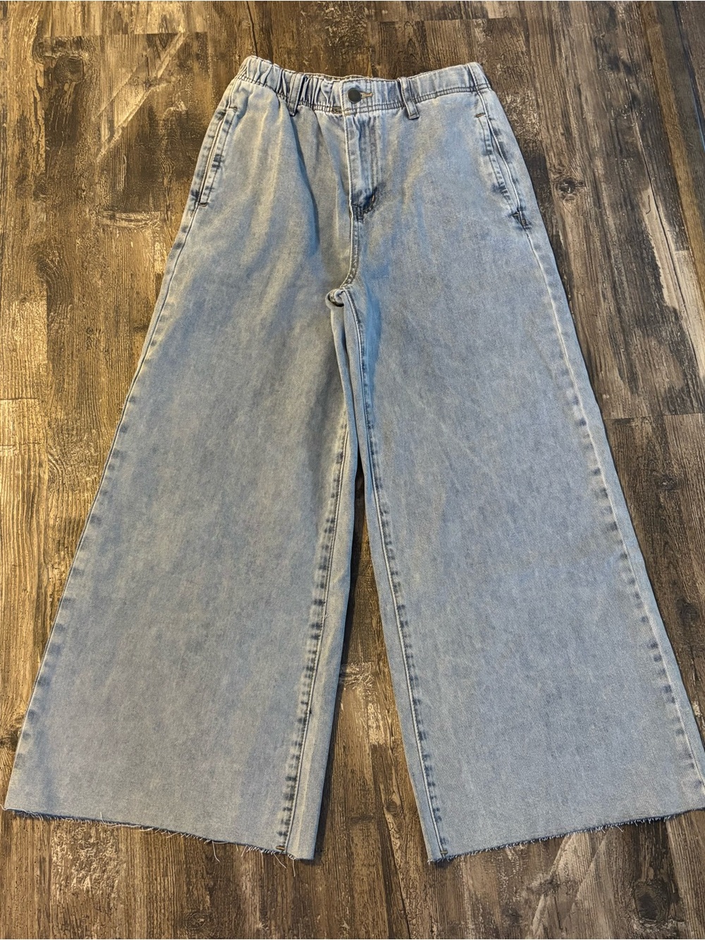 Three Bird Nest Light Wash Wide Leg Jeans